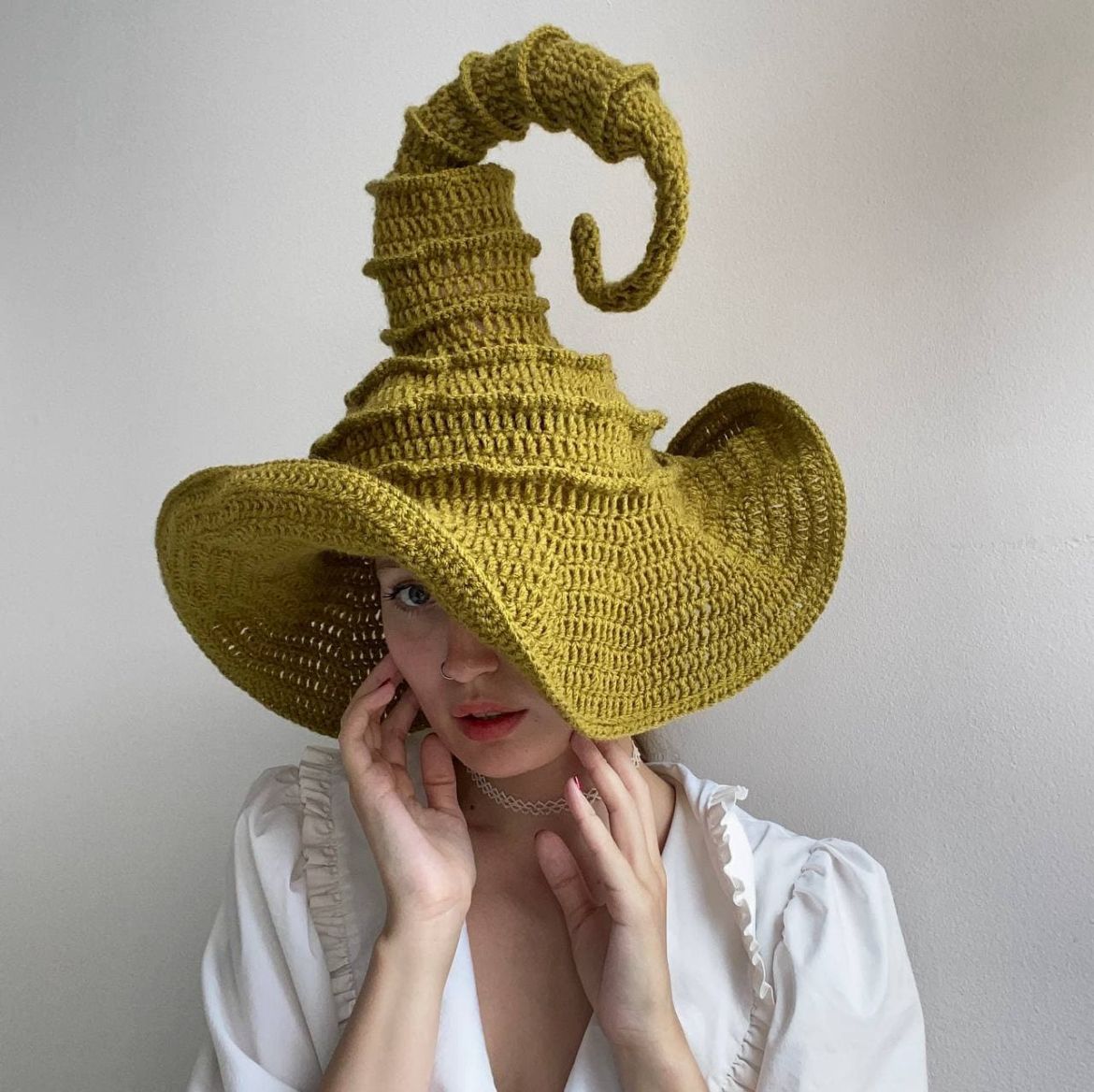 Witch Hat Halloween Crochet Pattern PDF 🇩🇪
