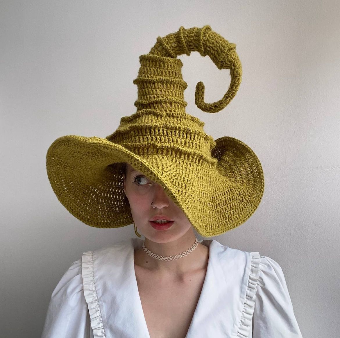 Witch Hat Halloween Crochet Pattern PDF 🇩🇪