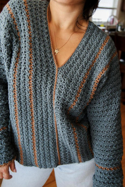 Springtide Pullover Häkelanleitung PDF