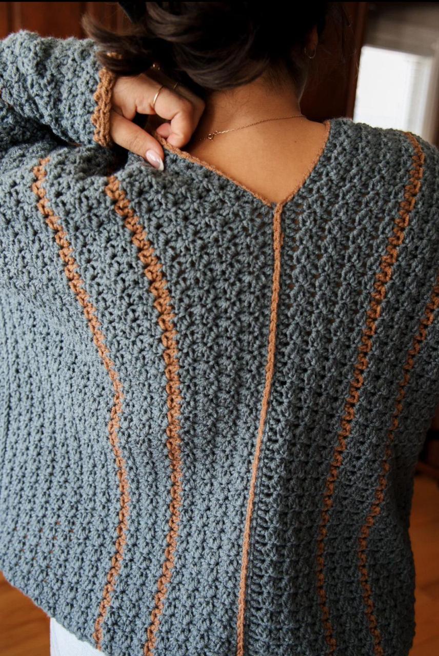 Springtide Pullover Häkelanleitung PDF