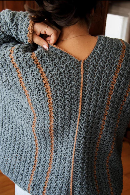 Springtide Pullover Häkelanleitung PDF