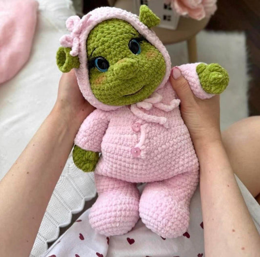 Kleiner Oger mit Outfit – 2 in 1 Häkelanleitung PDF 🇩🇪
