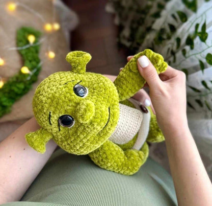 Kleiner Oger mit Outfit – 2 in 1 Häkelanleitung PDF 🇩🇪