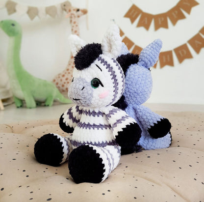 4-in-1 Cute Hoofed Animals Crochet Pattern PDF 🇩🇪