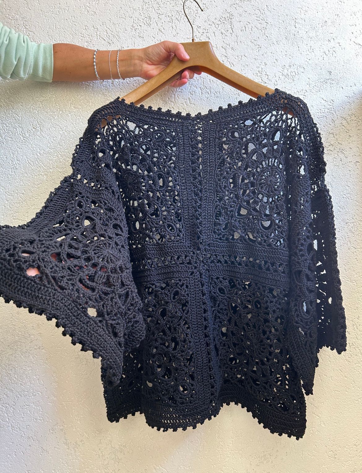 Sun Lace Sweater Crochet Pattern PDF 🇩🇪
