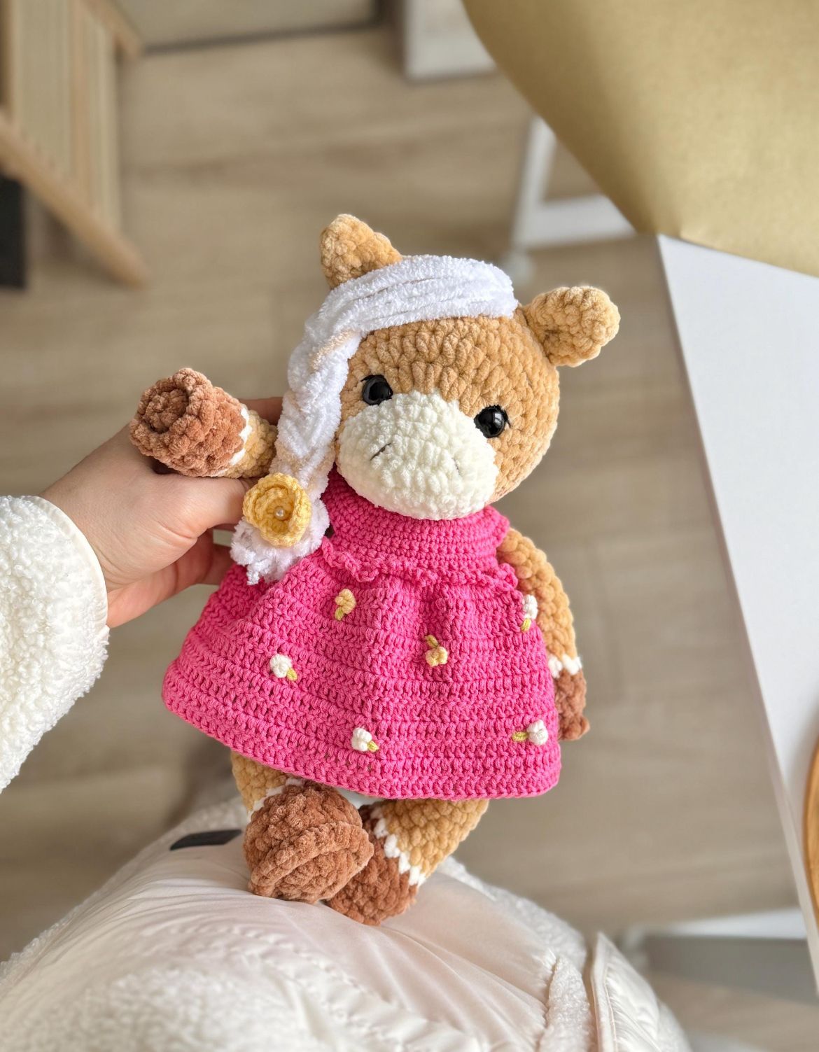 Lieveke Horse + Dress Crochet Pattern as PDF 🇩🇪